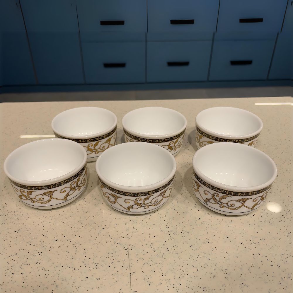 Larah by Borosil Royale Multi Katori | 6 Bowls