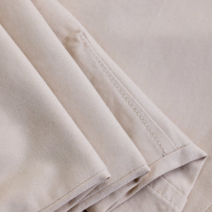 Beige Slim Fit Cargo Pants