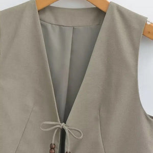 Hansel Knot Up Summer Tops