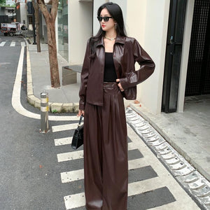 Biro Leather Premium Coord Set - 2