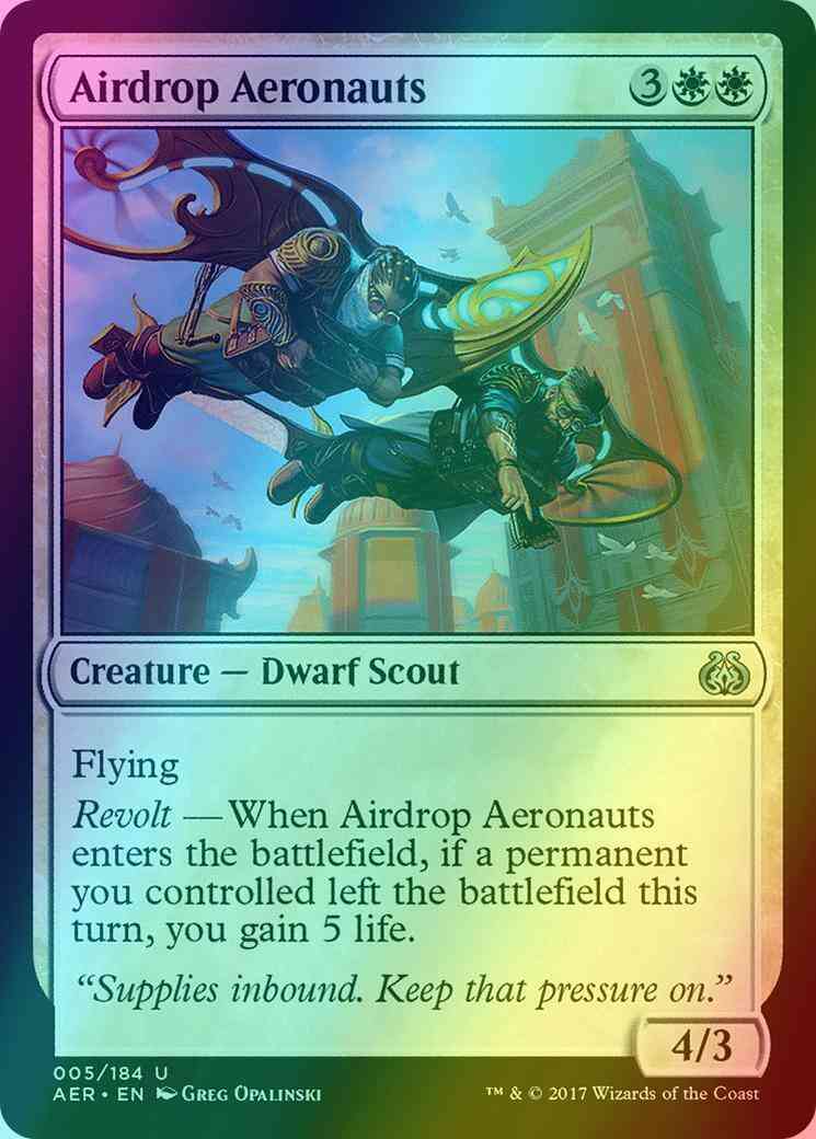 Airdrop Aeronauts [5] [Aether Revolt] [Foil]