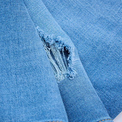 Blue Distressed Skinny Fit Jeans