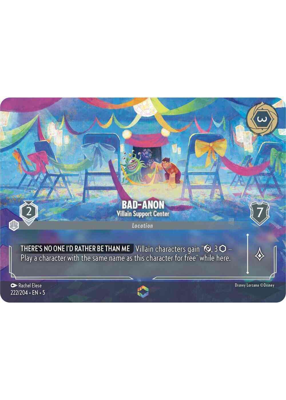 Bad-Anon - Villain Support Center (Enchanted) - 222/204 [Shimmering Skies] [Holofoil]
