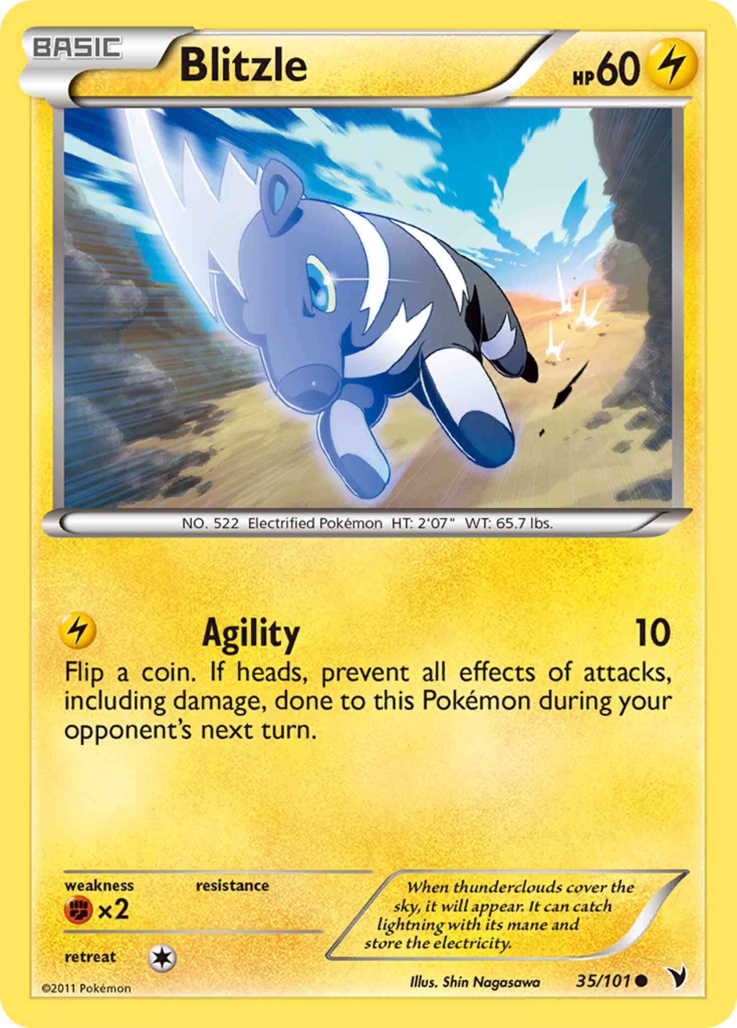 Blitzle - 35/101 - Common [bw3-35] [Reverse Holo]