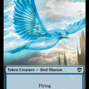 Bird Illusion Token (04) // Elemental Token (14) [Outlaws of Thunder Junction: Commander: Tokens] [Non-Foil]