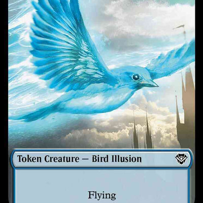 Bird Illusion Token (04) // Elemental Token (14) [Outlaws of Thunder Junction: Commander: Tokens] [Non-Foil]
