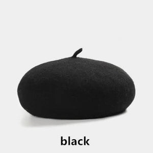 Woolen Soft Felt Beret Hats