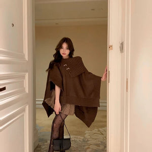 Dera Premium Winter Capes In Brown