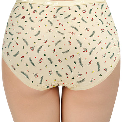 Print High Rise Full Brief Panties (Pack of 3)