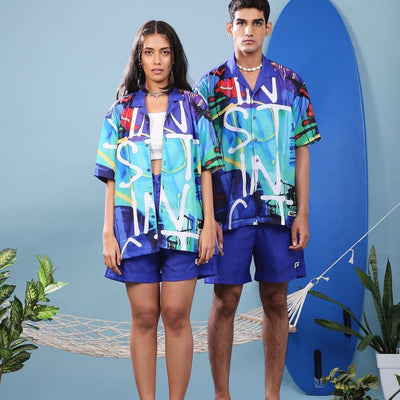 Cuban Oversized Shirt - Resort Wear