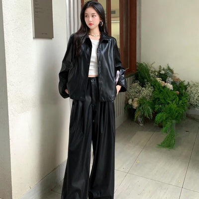 Biro Leather Premium Coord Set - 2