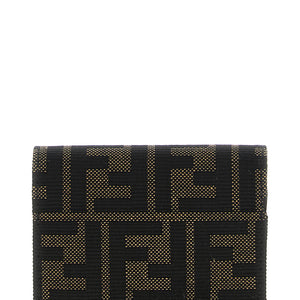 Fendi Ff Jacquard Cardholder