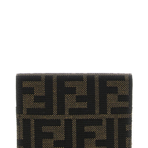 Fendi Ff Jacquard Cardholder