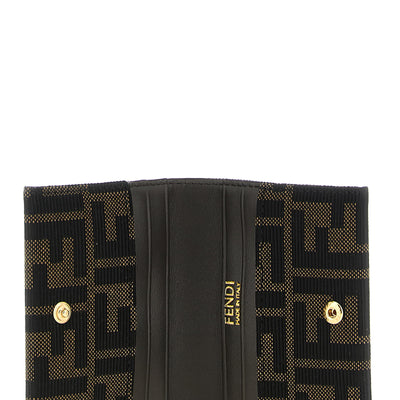Fendi Ff Jacquard Cardholder