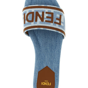 Fendi Denim Sandals