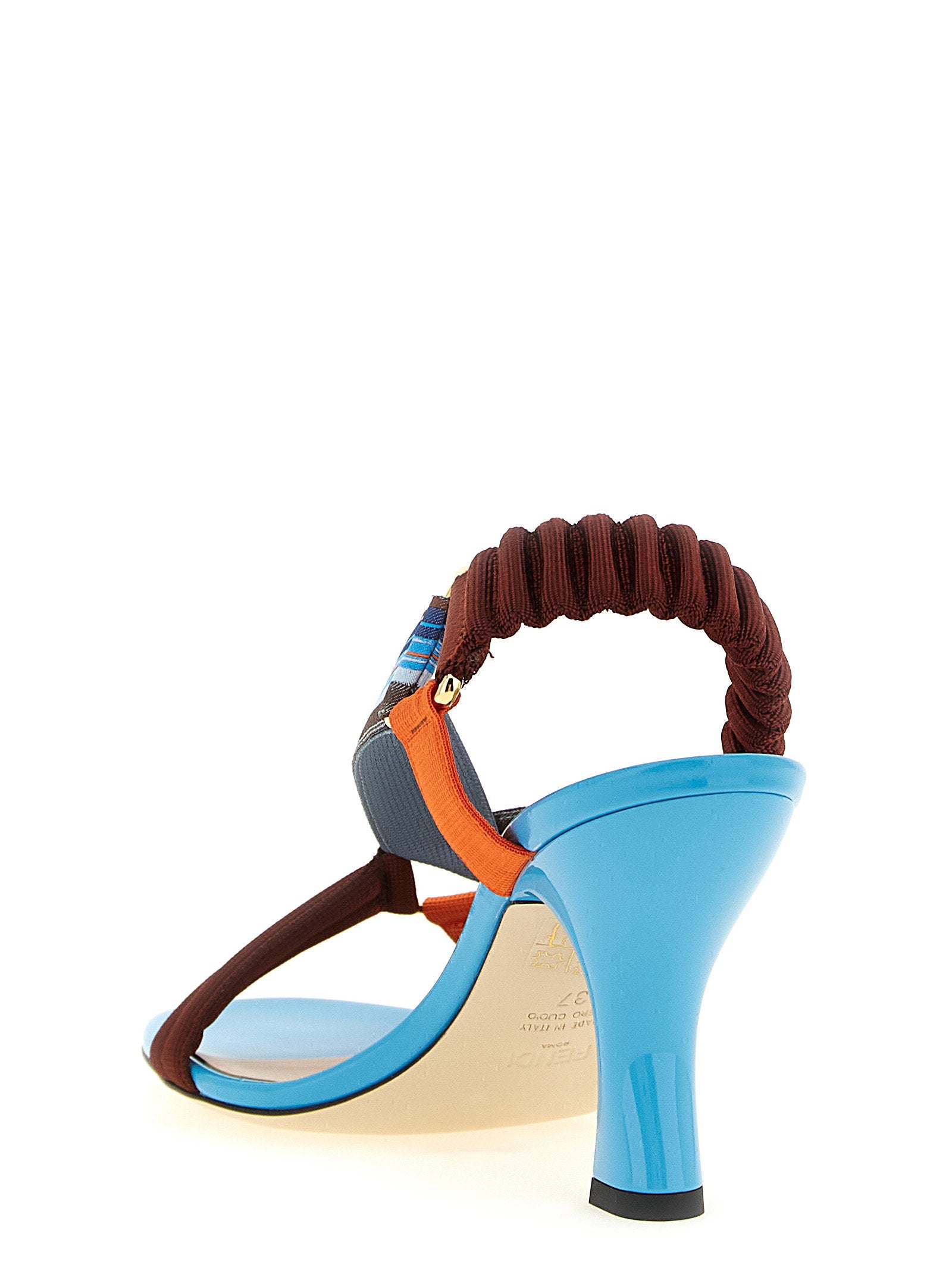Fendi Colibrì Sandals With Woven Ribbons