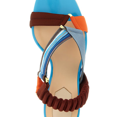 Fendi Colibrì Sandals With Woven Ribbons