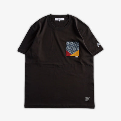 FDMTL | ORIGAMI TEE SUMI  { BLACK