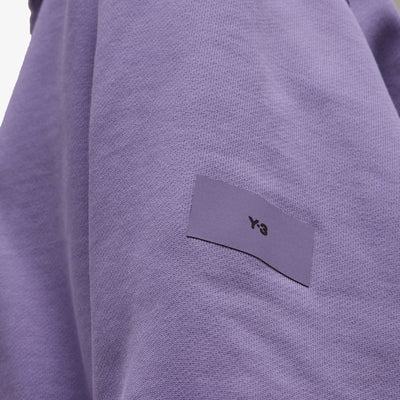 Y-3 | ORGANIC COTTON TERRY BOXY HOODIE  { TECH PURPLE