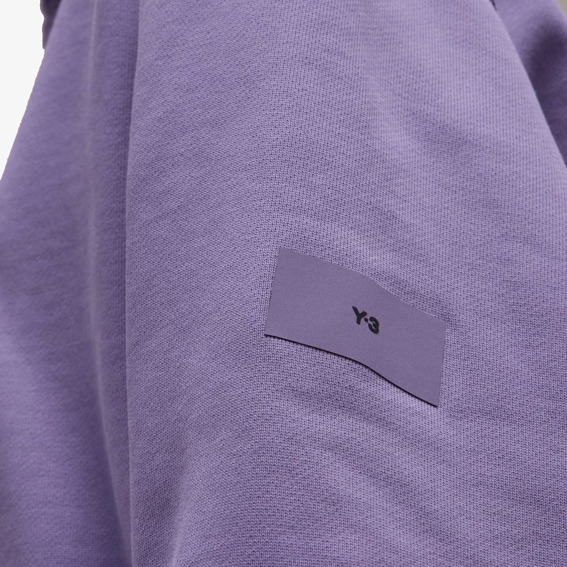 Y-3 | ORGANIC COTTON TERRY BOXY HOODIE  { TECH PURPLE