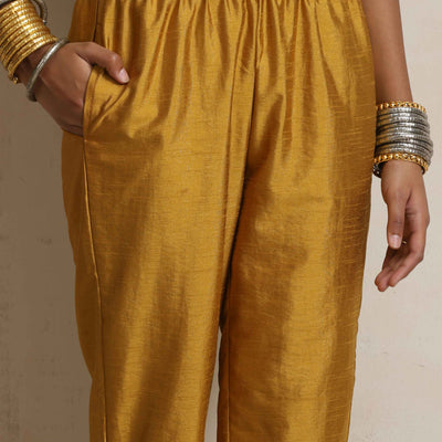 trueBrowns Cola Silk Kurta Set