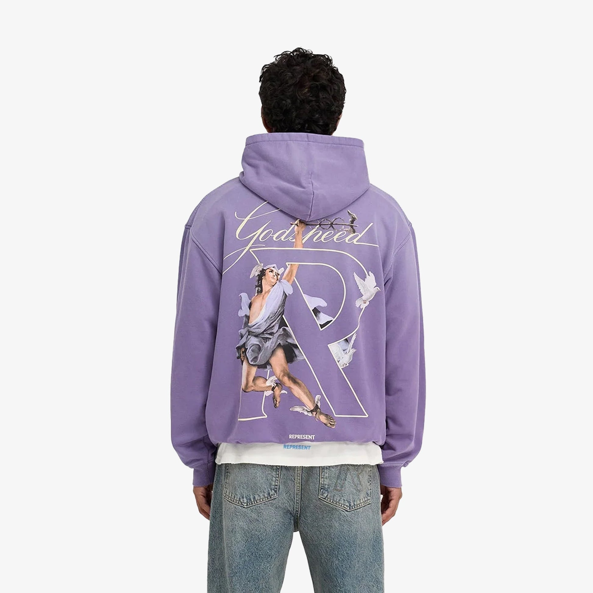 Represent | HERMES HOODIE { PURPLE