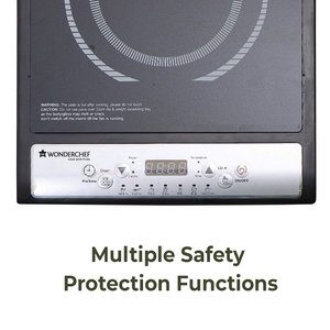 Torino Induction Cooktop with 11 Pre-set Cooking Menus|2000 Watt