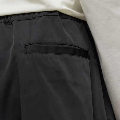 Y-3 | NYLON TWILL SHORTS { BLACK