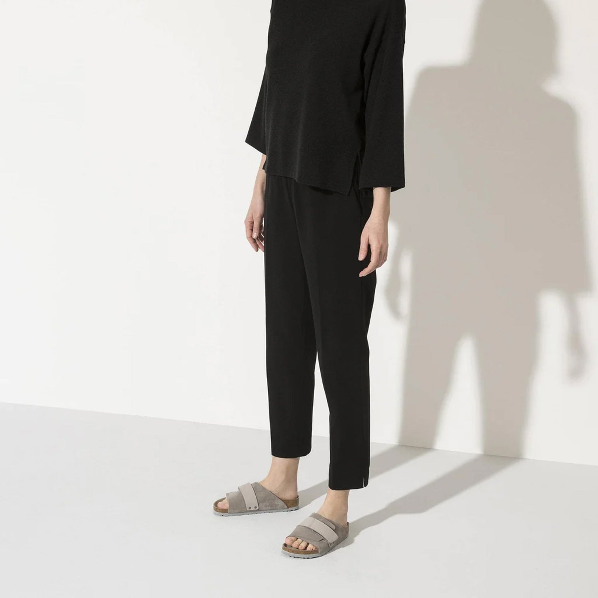 Birkenstock | KYOTO NUBUCK/SUEDE LEATHER  { GRAY