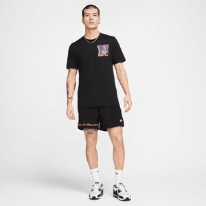 Nike | CLUB FLEECE FLOW SHORTS { BLACK/WHITE
