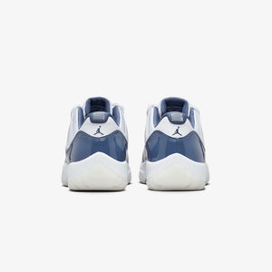 JORDAN | AIR JORDAN 11 RETRO LOW { WHITE/MIDNIGHT NAVY-DIFFUSED BLUE