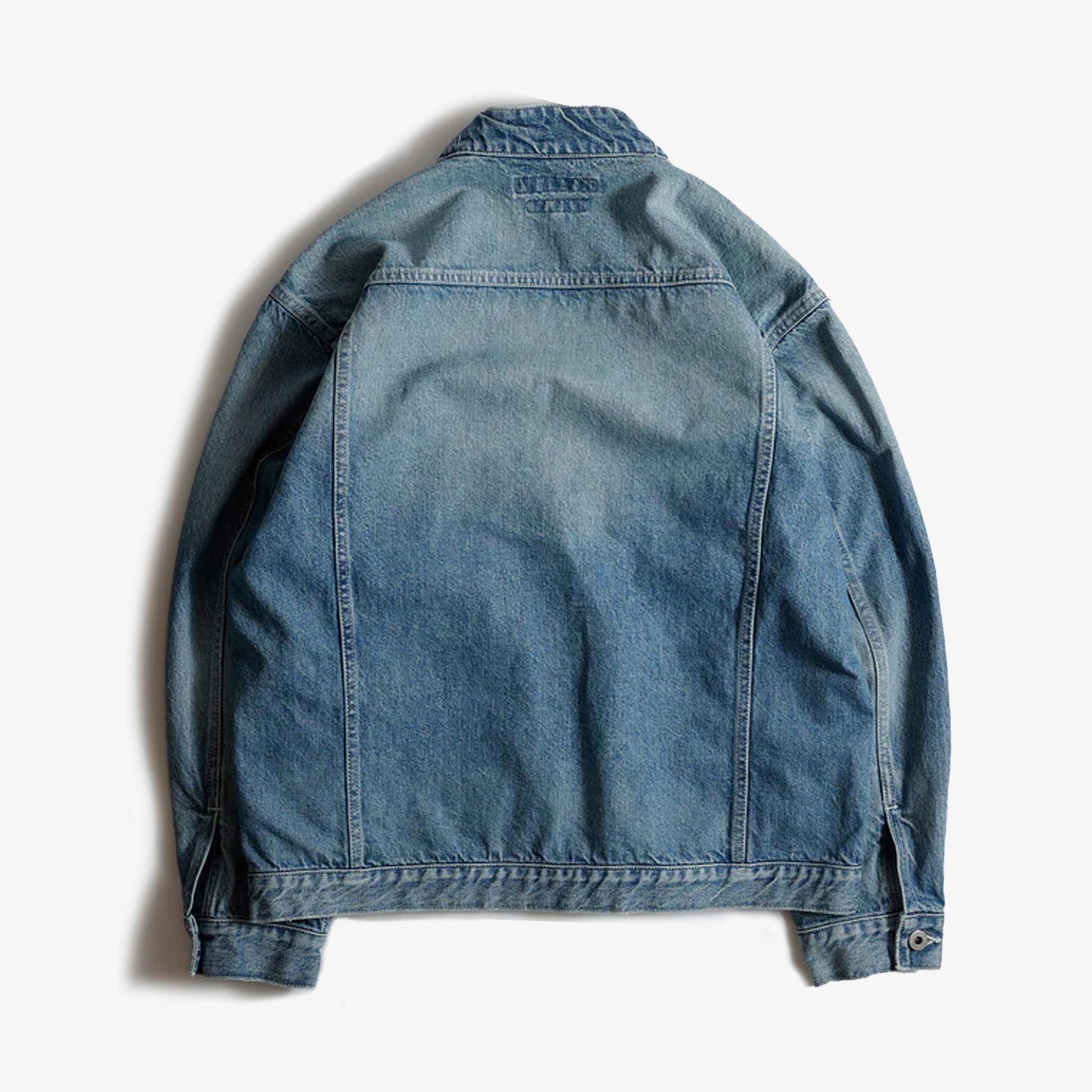 FDMTL | DENIM HAORI JACKET 4YR WASH { INDIGO