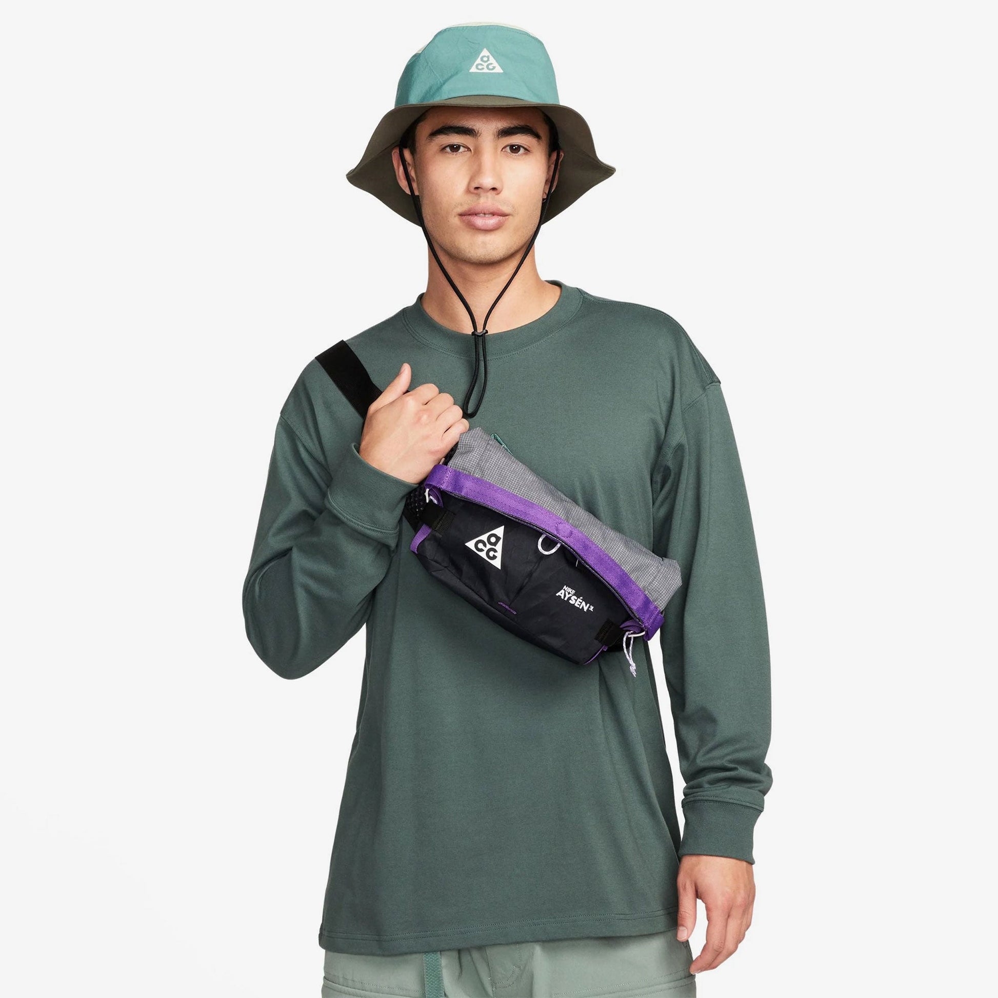 NIKE | ACG FANNY PACK (3L) { BLACK/COOL GREY/WHITE