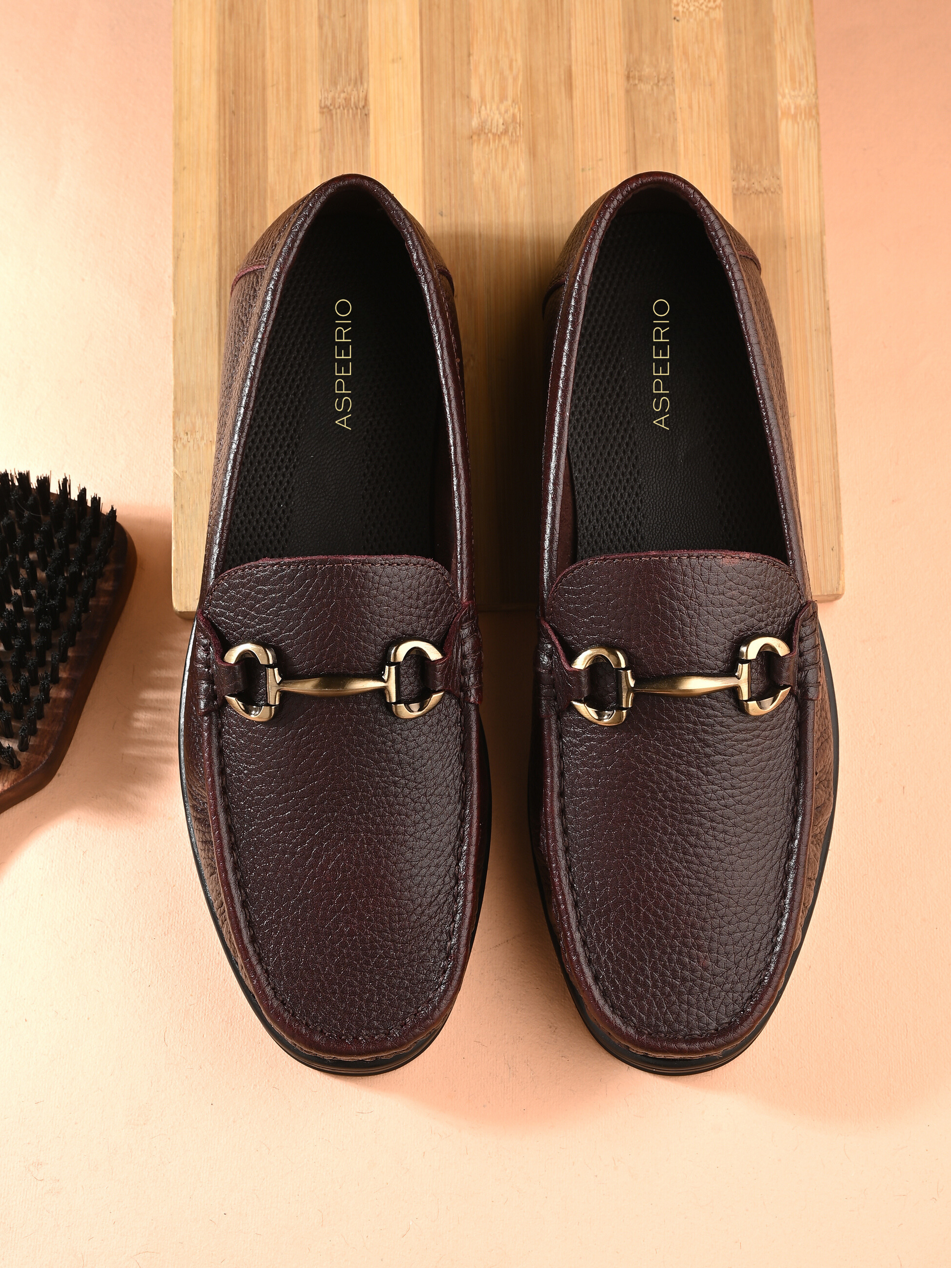 Nova Buckled Loafers by Aspeerio