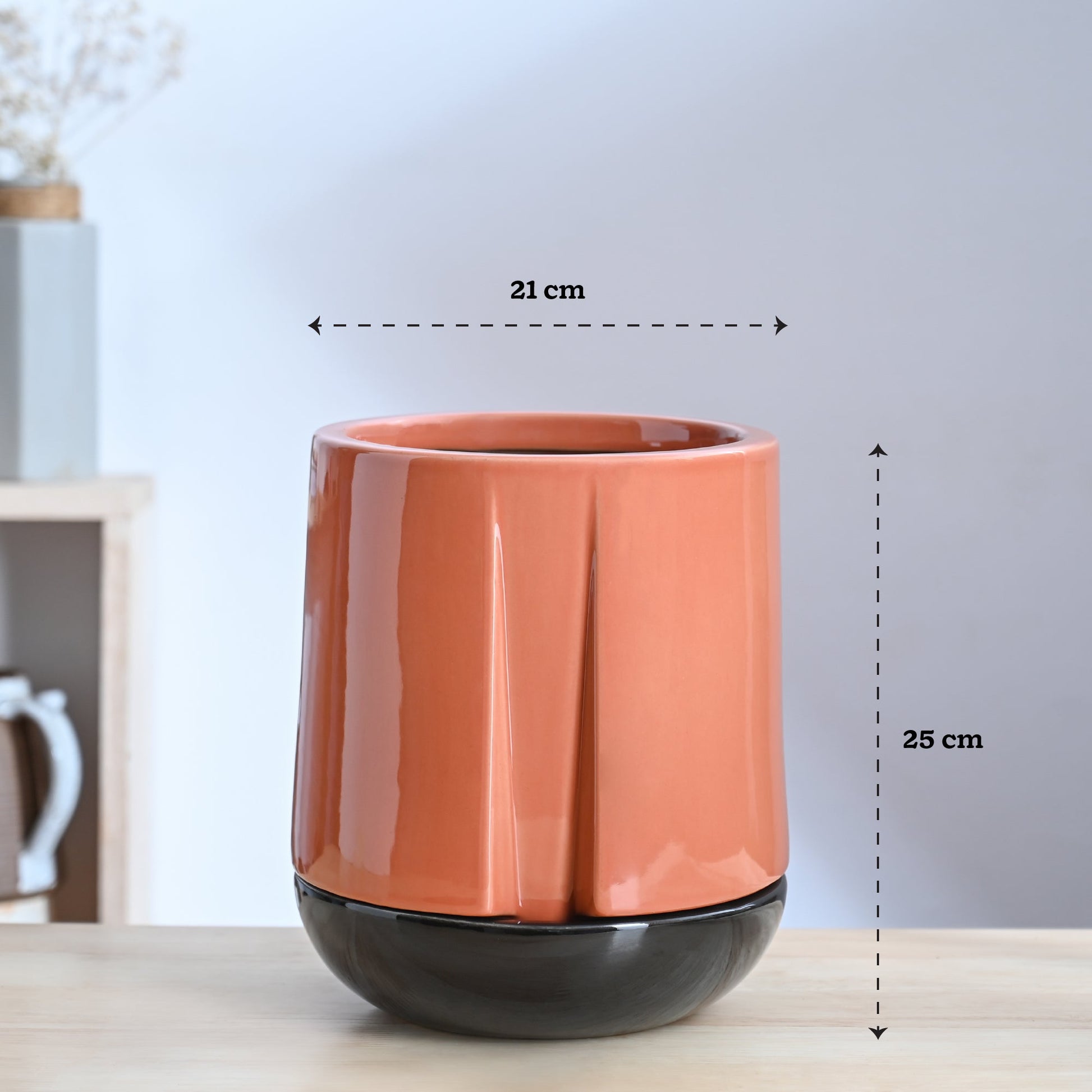 Moonlight Drama Ceramic Planter