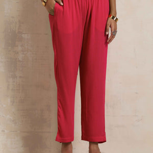 trueBrowns Lime Crinkle Anarkali Flared Kurta Set