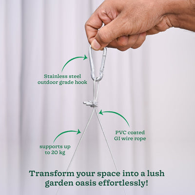 Ceramic Hanging Pot Cosmic Stone