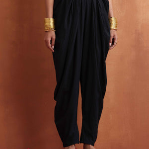 trueBrowns Black Cotton Co-ord Set