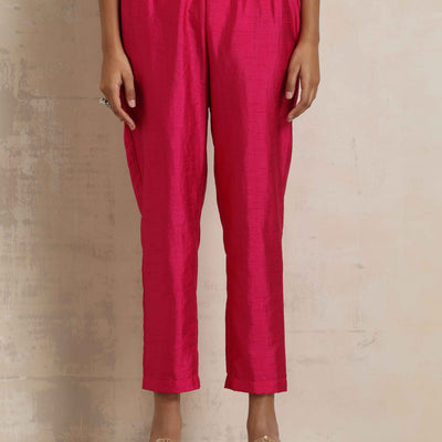 trueBrowns Cola Silk Kurta Co-ord Set