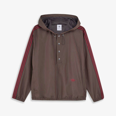 ADIDAS ORIGINALS | WALES BONNER ANORAK { NIGHT BROWN