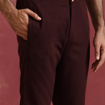 trueBrowns Men's Cola Cotton Co-ord set