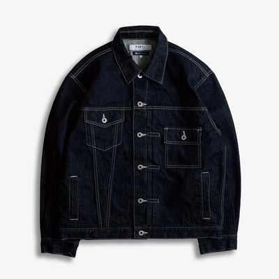 FDMTL | DENIM JACKET RINSE { INDIGO