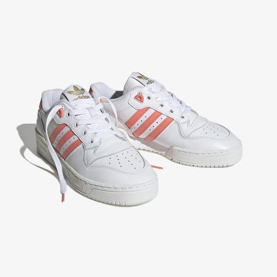 Adidas Originals | RIVALRY LOW  { WHITE/GOLD METALLIC