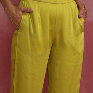 trueBrowns Lime Green Short Co-ord set