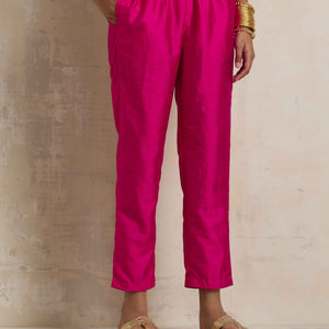 trueBrowns Pink Silk Co-ord Set