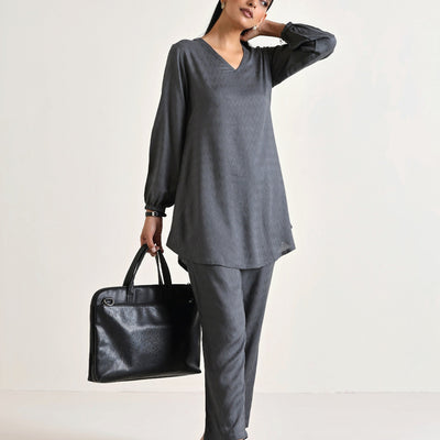 Grey Short Co-Ord Set | Relove