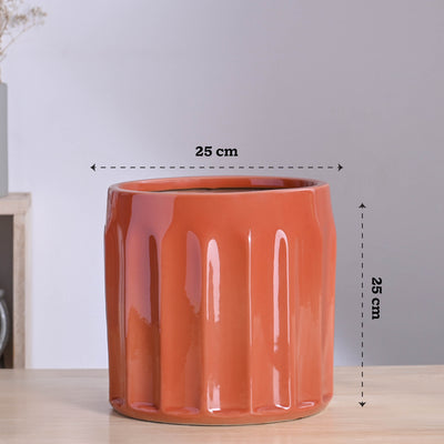 Blushing Sun Ceramic Planter