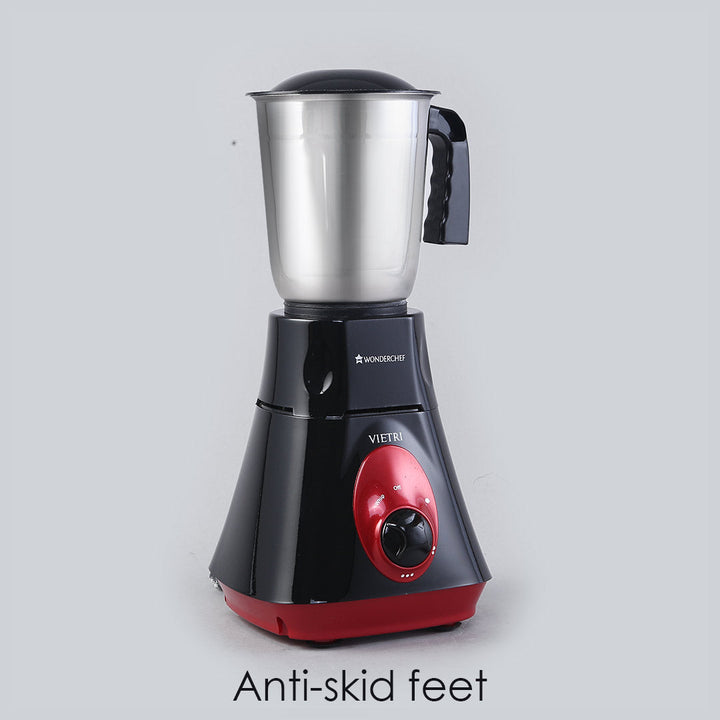 Vietri Mixer Grinder, 550W with 3 Anti-rust Stainless