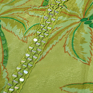 Floral Printed Regular Three-Quarter Sleeves Kurta with Trousers & With Dupatta