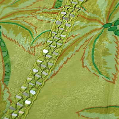 Floral Printed Regular Three-Quarter Sleeves Kurta with Trousers & With Dupatta